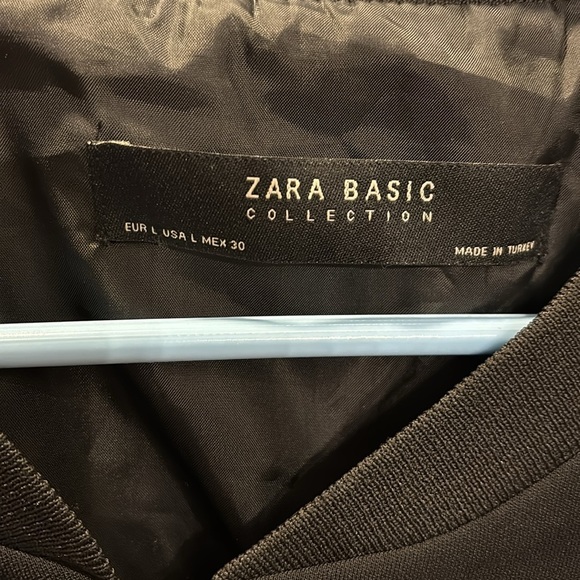 Zara Fringe Sleeve bomber Jacket - Women’s Size LG - Picture 4 of 6